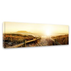 Canvas Harmony Beach II fali kép, 45 x 140 cm - Styler