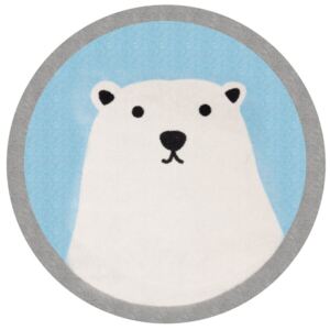 Polar Bear gyerekszőnyeg, ⌀ 100 cm - Zala Living