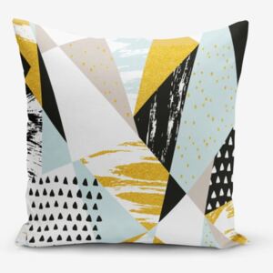 Liandnse Modern Geometric Sekiller pamutkeverék párnahuzat, 45 x 45 cm - Minimalist Cushion Covers