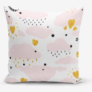 Pink Clouds Modern pamutkeverék párnahuzat, 45 x 45 cm - Minimalist Cushion Covers