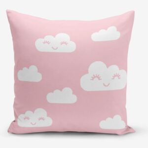 Pink Background Cloud pamutkeverék párnahuzat, 45 x 45 cm - Minimalist Cushion Covers