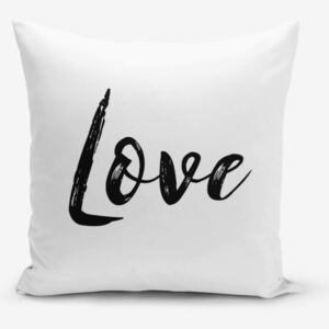 Love Writing pamutkeverék párnahuzat, 45 x 45 cm - Minimalist Cushion Covers