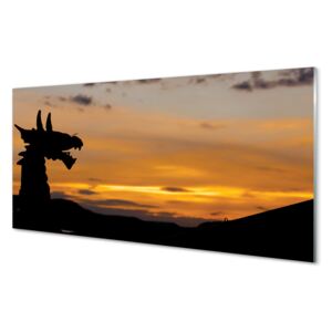 Akrilképek Sunset ég sárkány 100x50 cm