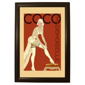 Coco poszter fekete keretben - Piacenza Art