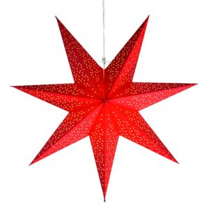 Dot piros világító csillag dekoráció, ⌀ 54 cm - Best Season