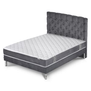 Syrius Forme szürke ágy matraccal, 140 x 200 cm - Stella Cadente Maison