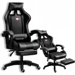 Kényelmes gaming szék fekete színben