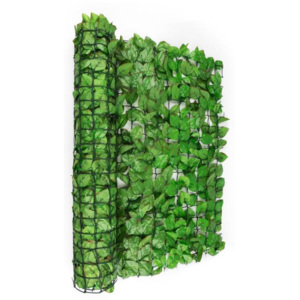 Blumfeldt Fency Bright Leaf, világoszöld, bükk, kerítés, védelmet nyújt a kíváncsi tekintetekkel és a széllel szemben, 300 x 150 cm