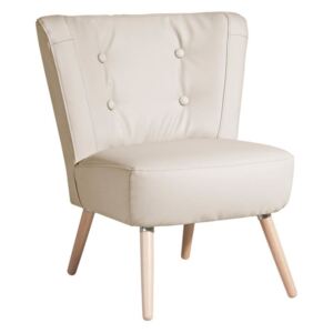 Neele Leather Beige bézs színű fotel - Max Winzer