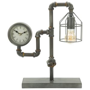 Industry Clock asztali lámpa órával, 38,5 x 43,2 cm - Mauro Ferretti