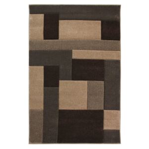 Cosmos Beige Brown barnásbézs szőnyeg, 160 x 230 cm - Flair Rugs