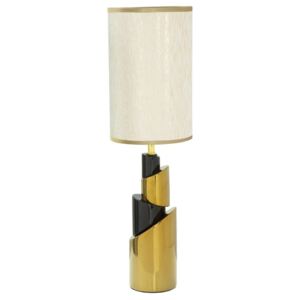 Tower fehér asztali lámpa aranyszínű lámpatesttel - Mauro Ferretti