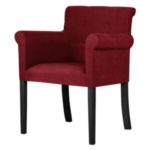 Flacon piros bükkfa szék fekete lábakkal - Ted Lapidus Maison