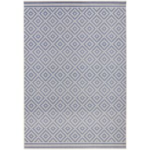 Raute kék kültéri szőnyeg, 160 x 230 cm - Bougari