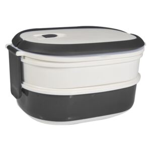 Lunchbox fehér-szürke ételhordó doboz - JOCCA