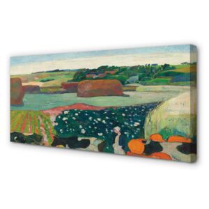 Canvas képek Art festett vidéki látkép 120x60 cm