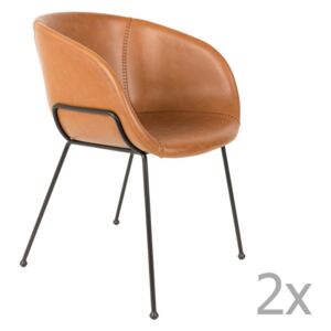 Feston barna szék, 2 db - Zuiver