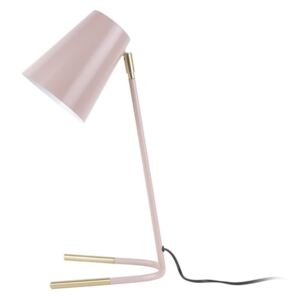 Noble rózsaszín asztali lámpa, aranyszínű részletekkel - Leitmotiv