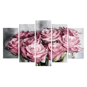 Bouquet többrészes kép, 110 x 60 cm