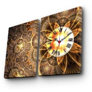 Clock dekoratív falióra, 60 x 38 cm