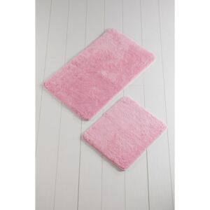 Color of Candy Pink 2 db-os rózsaszín fürdőszobai kilépő szett