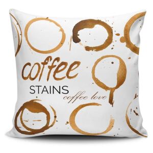 Coffee Stains párna, 45 x 45 cm
