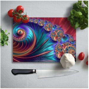 Pimio színes, edzett üveg vágódeszka, 35 x 25 cm - Insigne