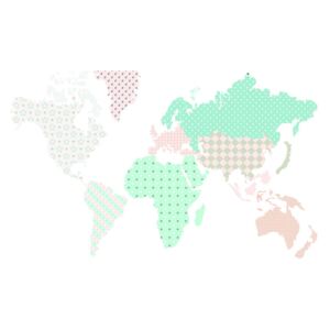 Map Pastel falmatrica, 120 x 70 cm - Dekornik