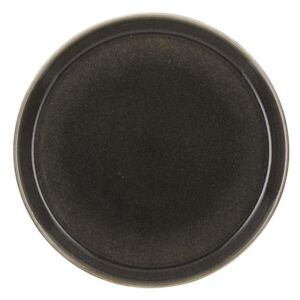 Mensa sötétszürke agyagkerámia tányér, ⌀ 27 cm - Bitz