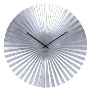 Sensu ezüstszínű fém óra, ø 50 cm - Karlsson