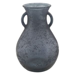Anfora kék újrahasznosított üveg váza, ⌀ 15 cm - Mauro Ferretti