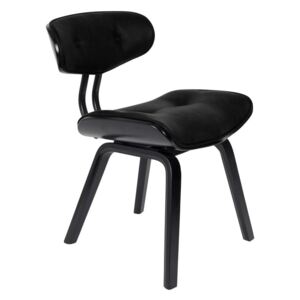 Mirlo fekete párnázott szék - Dutchbone
