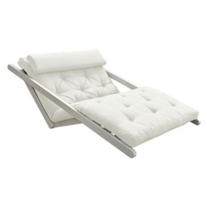 Figo White/Natural halványbézs kinyitható kanapé - Karup Design