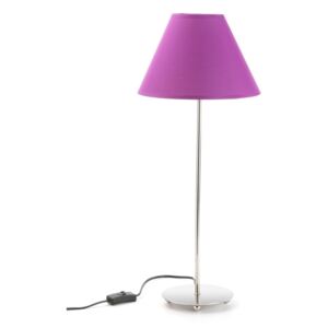 Metalina lila asztali lámpa, ø 25 cm - Versa