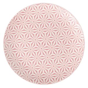 PORTIMAO tányér 21cm rózsaszín virágos