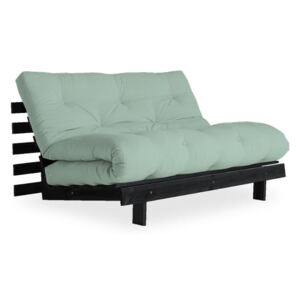 Roots Black/Mint halványzöld kinyitható kanapé - Karup Design
