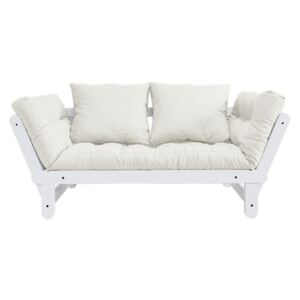 Beat White/Natural halványbézs kinyitható kanapé - Karup Design