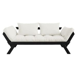 Bebop Black/Natural halványbézs kinyitható kanapé - Karup Design