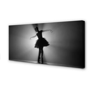 Canvas képek Balerina szürke háttér 100x50 cm