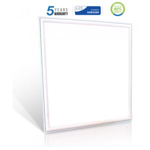 V-TAC LED panel (600 x 600mm) 45W - hideg fehér - PRO Samsung (5 év!)