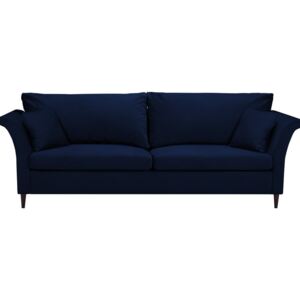 Pivoine kék kihúzható háromszemélyes kanapé, ágyneműtartóval - Mazzini Sofas