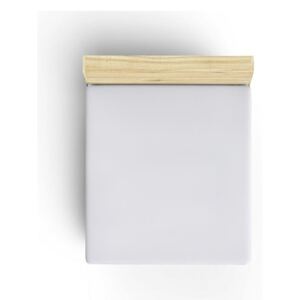 Caresso fehér, egyszemélyes, sima pamut lepedő, 90 x 190 cm