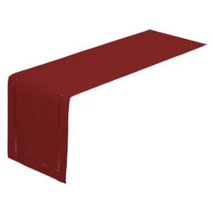 Bíborvörös asztali futó, 150 x 41 cm - Unimasa