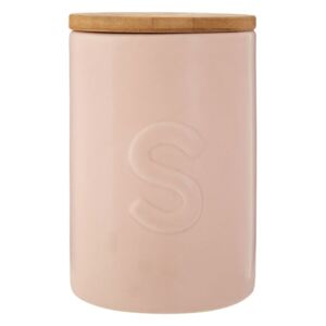 Fenwick rózsaszín cukortartó bambusz tetővel - Premier Housewares