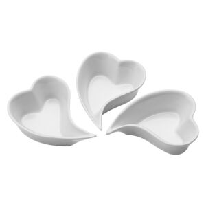 Heart Shape 3 db porcelán tál - Premier Housewares