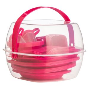 Hot Pink piknikes készlet, 51 db - Premier Housewares