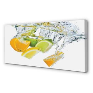 Canvas képek víz citrus 100x50 cm