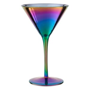 Rainbow 2 db-os koktél pohár szivárvány hatással, 345 ml - Premier Housewares