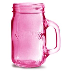 Rózsaszín pohár, 350 ml - Kilner
