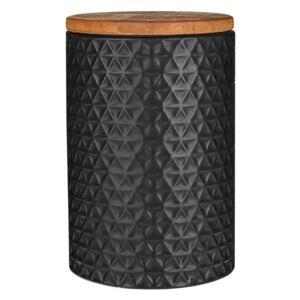 Black fekete doboz bambusz fedővel, 750 ml - Premier Housewares